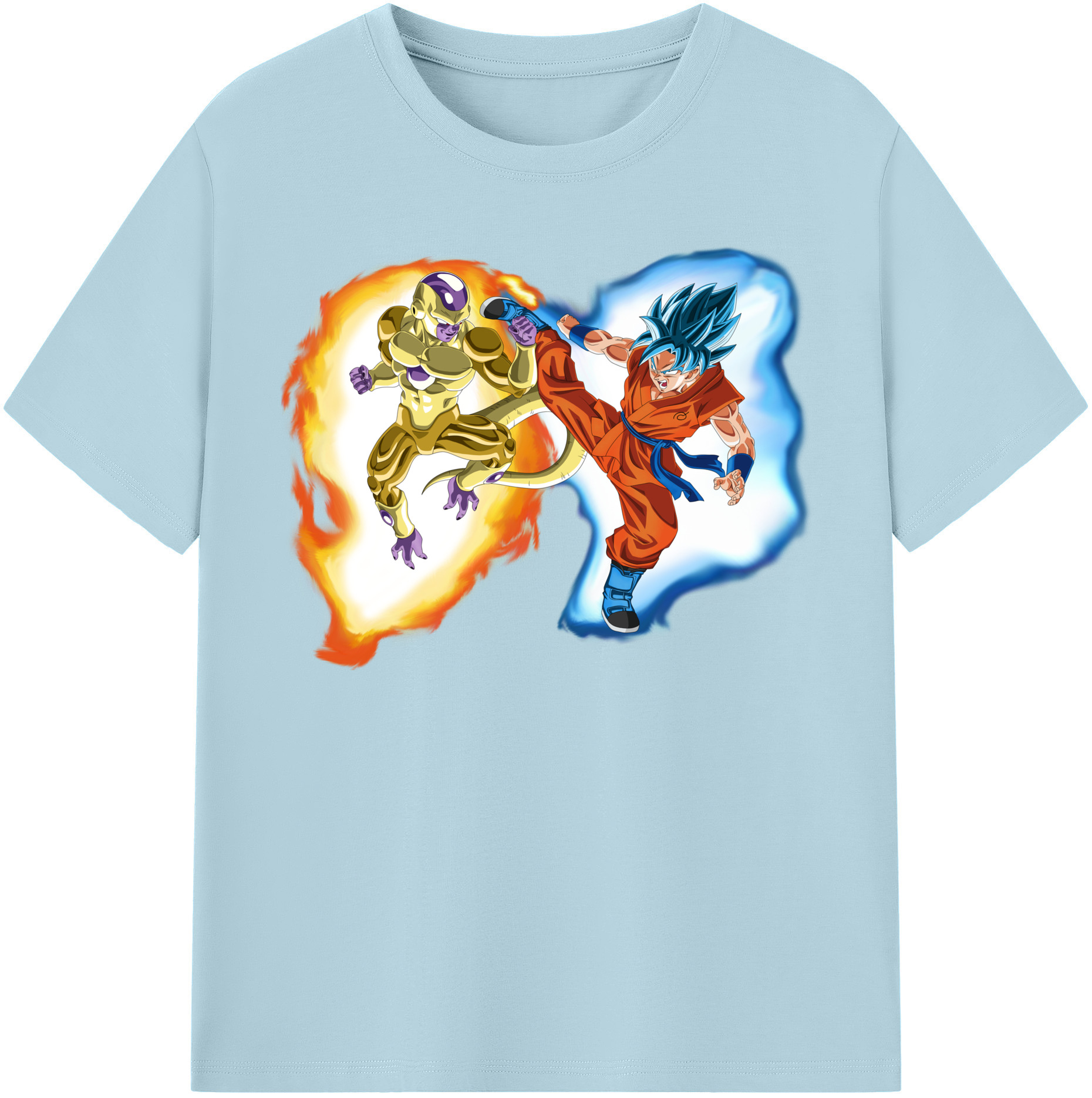 （画像用） ドラゴンボール フリーザ DRAGON BALL Frieza 綿100％半袖Tシャツ（フロントプリント）